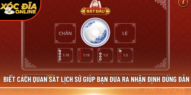 Biết cách quan sát lịch sử giúp bạn đưa ra nhận định đúng đắn