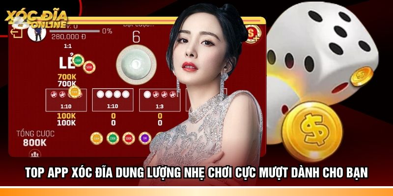 App xóc đĩa dung lượng nhẹ